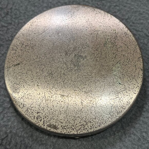 Collectible Vintage Elgin American Compact - Two-Tone Gold Silver Art Deco Style - Picture 2 of 9